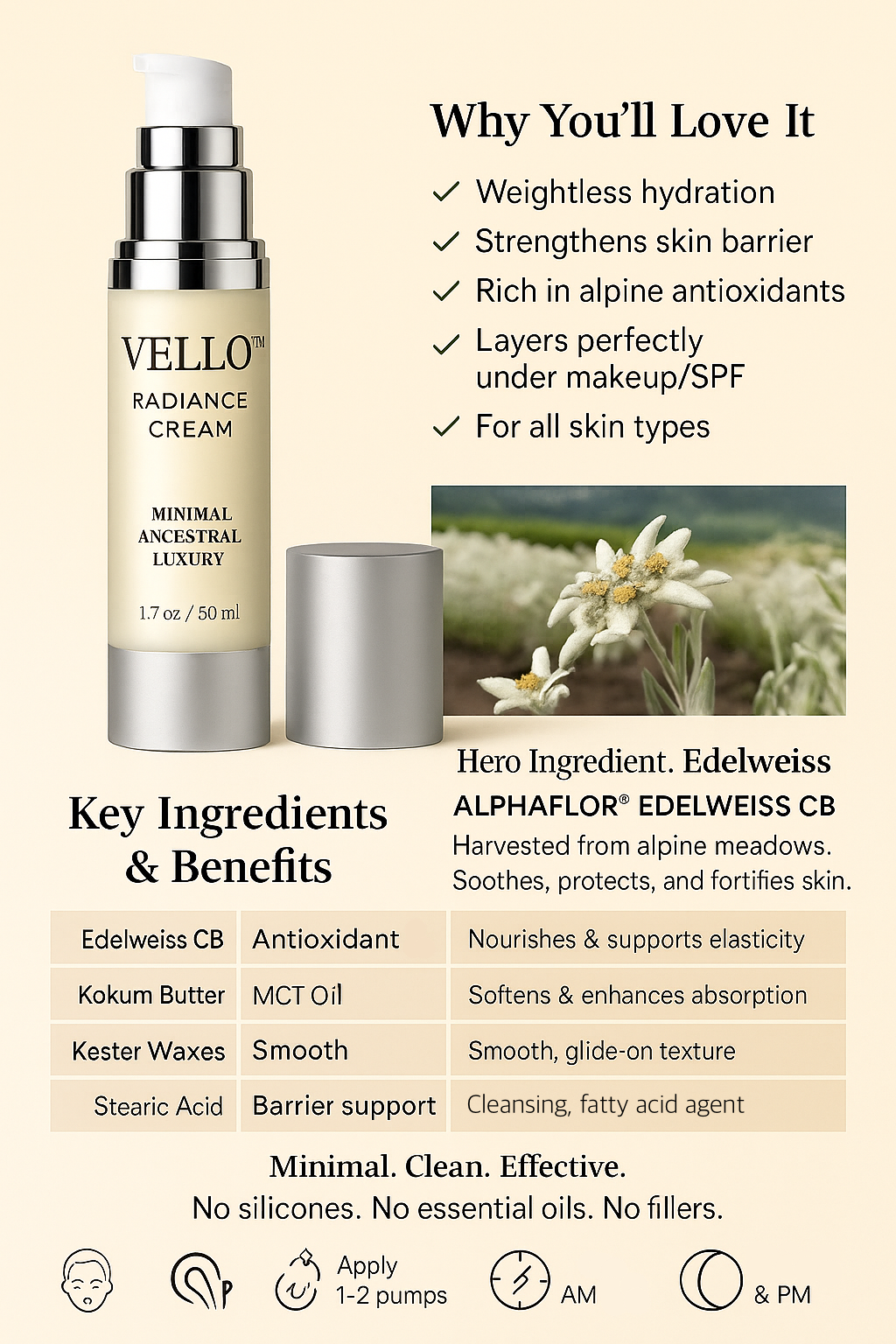 Vello Radiance Cream